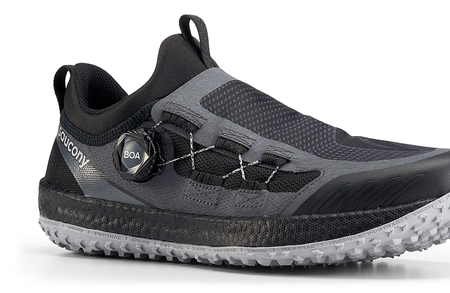 Saucony Switchback 2 trail running shoe with the BOA Fit System